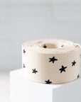 Starry Webbing in Natural in Black - 1 1/2" - Alexia Abegg - PER QUARTER METRE / 10" CUT