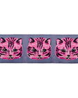 Meow Meow Ribbon by Sarah Watts - 1.5" PER QUARTER METRE