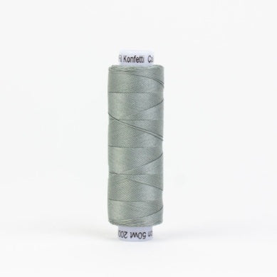 Konfetti 50wt Egyptian Cotton Thread 200m - Light Grey