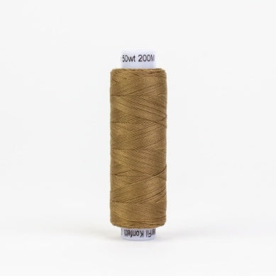 Konfetti 50wt Egyptian Cotton Thread 200m - Warm Brown Konfetti 50wt Egyptian Cotton Thread 200m - Warm Brown