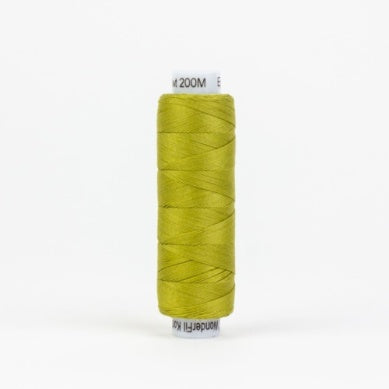 Konfetti 50wt Egyptian Cotton Thread 200m - Brass Green