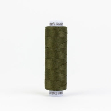 Konfetti 50wt Egyptian Cotton Thread 200m - Pine Green