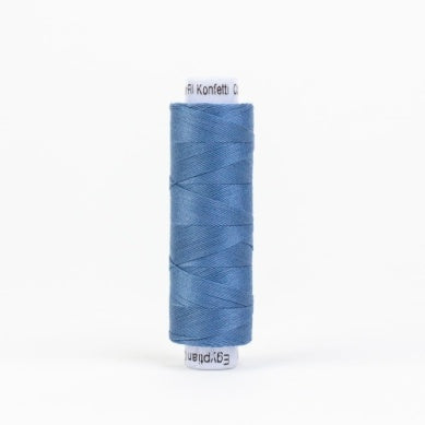 Konfetti 50wt Egyptian Cotton Thread 200m - Blue