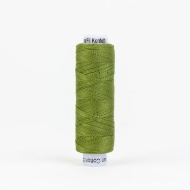 Konfetti 50wt Egyptian Cotton Thread 200m - Olive Green
