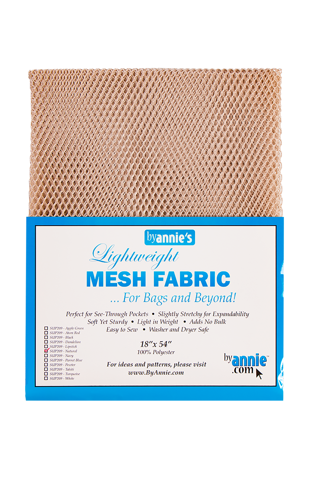 Mesh Lite Weight Natural 18in x 54in
