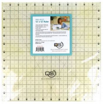Quilter&#39;s Select Quilting Ruler - Select 12&quot; x 12&quot; Non-Slip Ruler