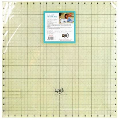 Quilter&#39;s Select Quilting Ruler - Select 18&quot; x 18&quot; Non-Slip Ruler