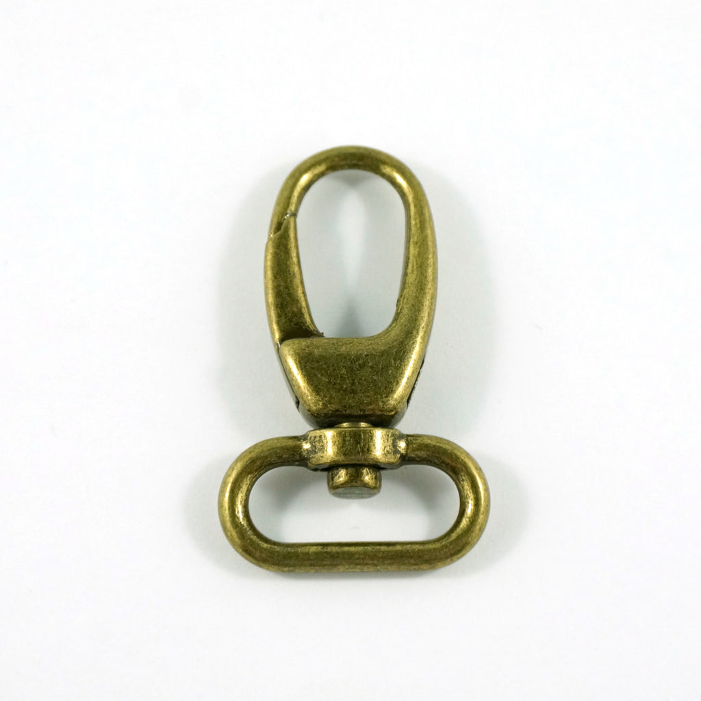 Swivel Snap Hook 1&quot; (25 mm) in Antique Brass (2 Pack)
