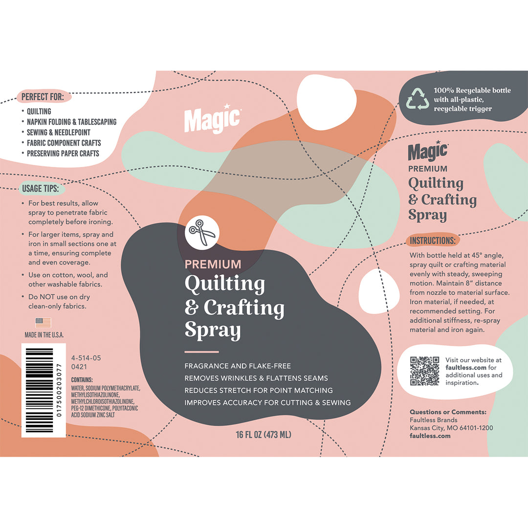 Magic Premium Quilting &amp; Crafting Spray 16oz Trigger