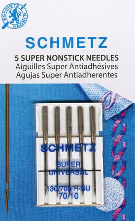 Super Nonstick Needle 5ct, Size 70/10 - 1 Package