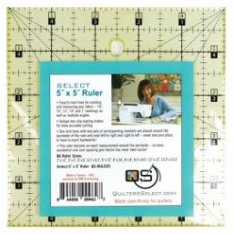 Quilter&#39;s Select Quilting Ruler - Select 5&quot; x 5&quot; Non-Slip Ruler