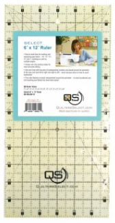 Quilter&#39;s Select Quilting Ruler - Select 6&quot; x 12&quot; Non-Slip Ruler