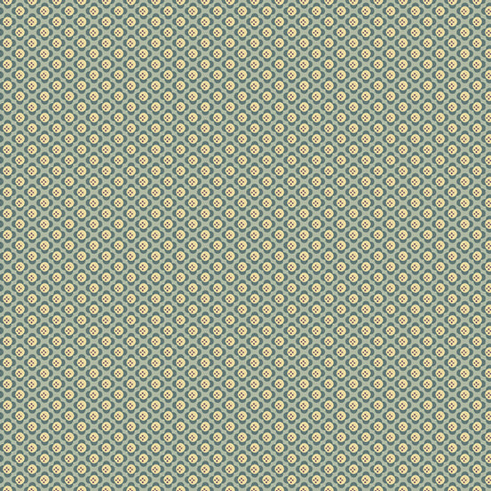 Practical Magic Forget Me Not Light Teal - Edyta Sitar - PER QUARTER METRE
