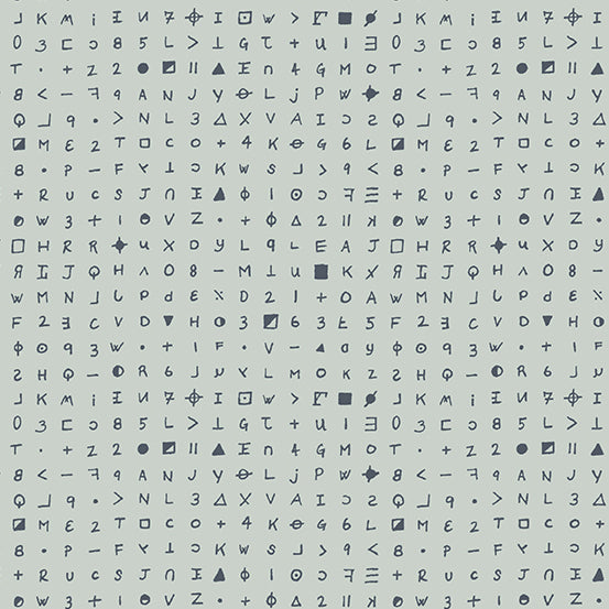 Sleuth Crytograph Ash - Giucy Giuce - PER QUARTER METRE Sleuth Crytograph Ash - Giucy Giuce - PER QUARTER METRE
