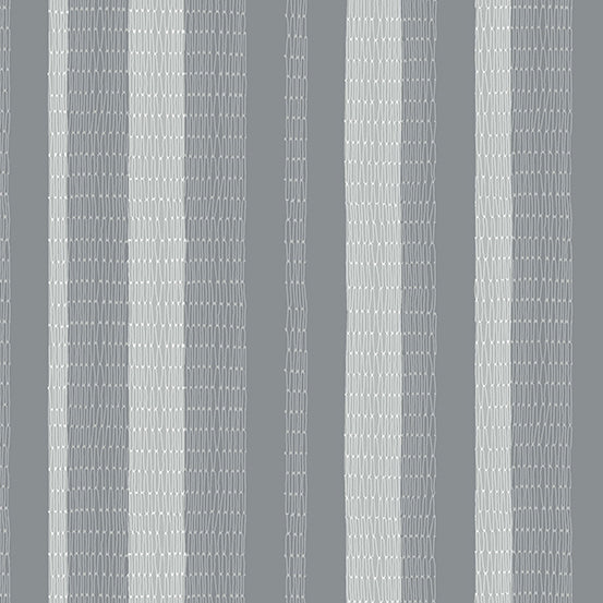 Solstice Weave Stripe Slate - PER QUARTER METRE