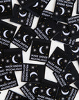 Made Under Moonlight Woven Labels - Sewing Woven Clothing Ta