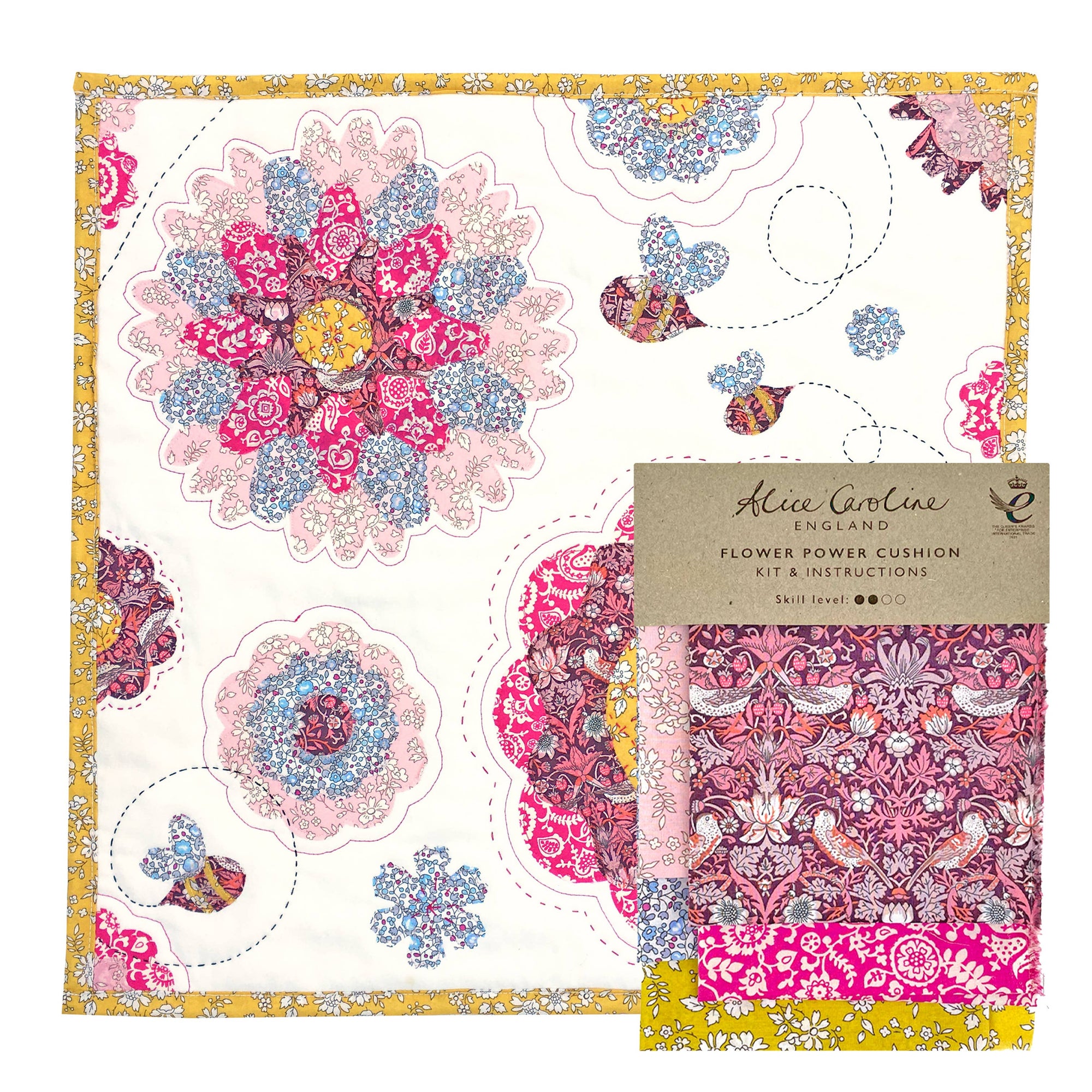 Liberty Tana Lawn® Fabric Flower Power Cushion Kit