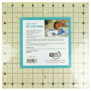 Quilter&#39;s Select Quilting Ruler - Select 8.5&quot; x 8.5&quot; Non-Slip Ruler