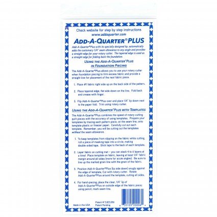 Add A-Quarter Ruler Plus 1in x 6in