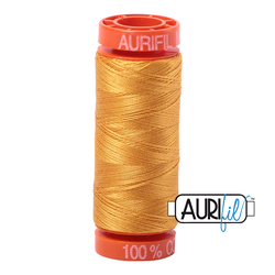 Aurifil 50 wt Cotton 2140 Orange Mustard