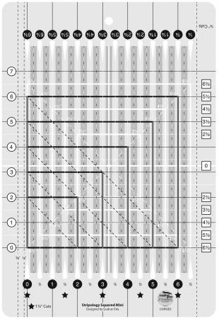 Creative Grids Stripology Mini Quilting Ruler
