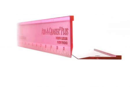 Add A-Quarter Ruler 6in Plus Pink For Breast Cancer Awareness