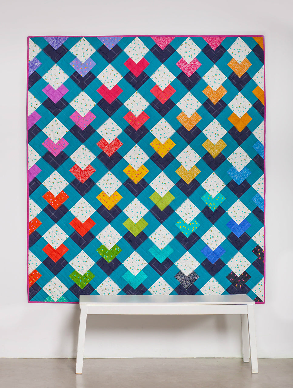 Chain of Hearts Quilt Pattern