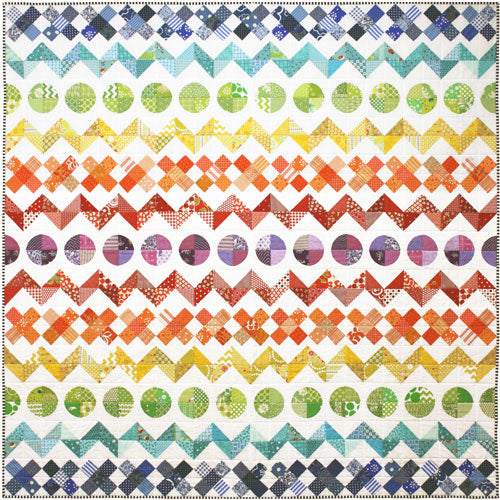Rainbow Row by Row Quilt Pattern