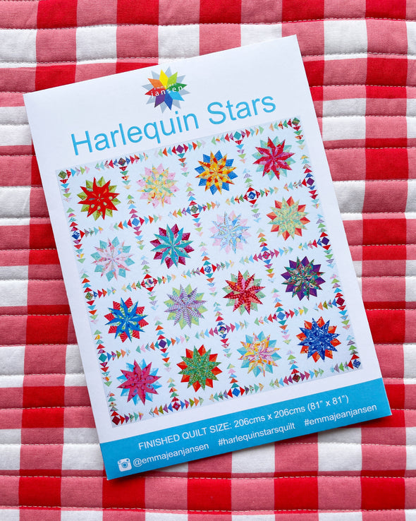 Harlequin Stars Quilt Pattern