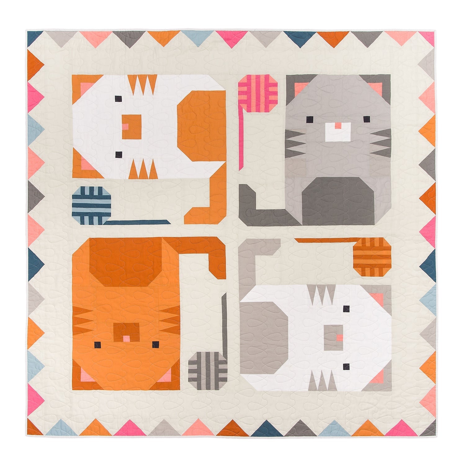 Kitten Around Printed Pattern