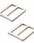 Slider Flat Widemouth 1in Nickel Set of Two