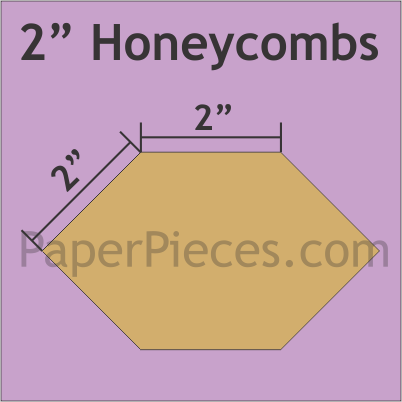 2&quot; Honeycomb - Paper Pieces