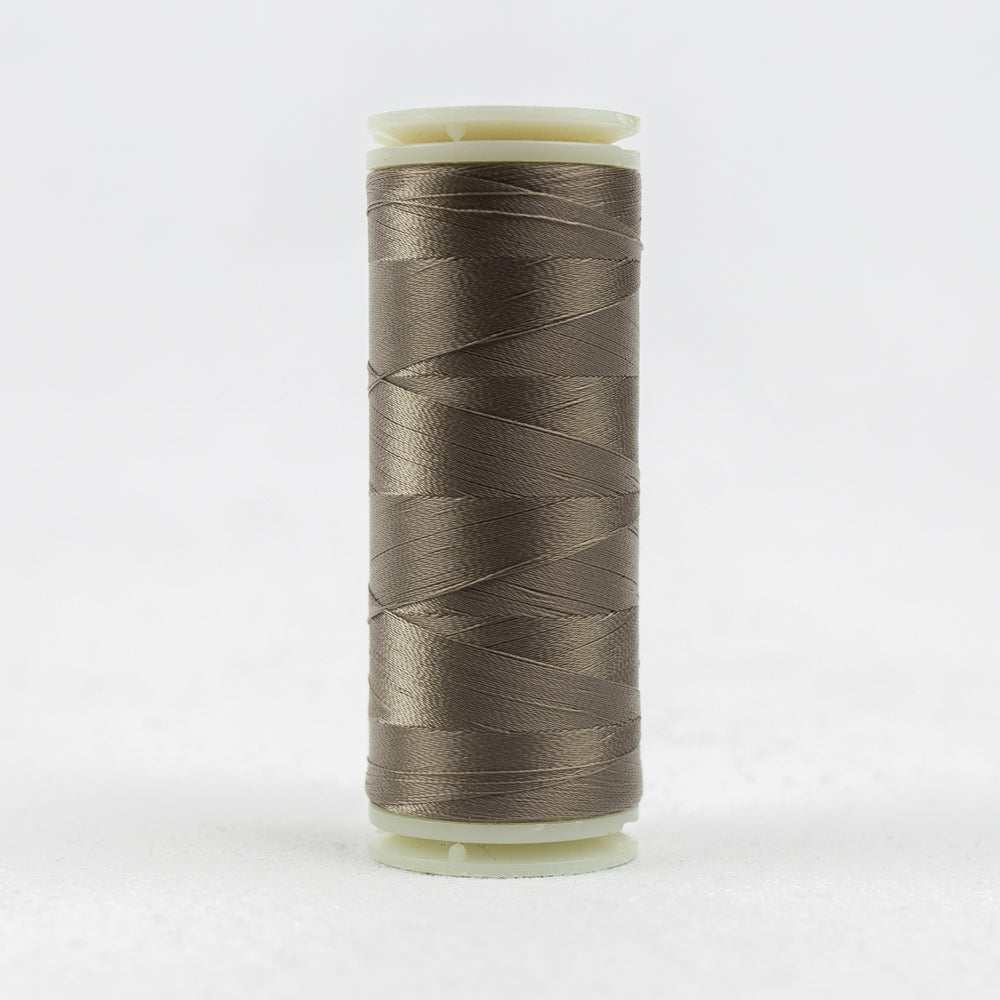InvisaFil 100 wt Cottonized Polyester Thread - Brown/Grey