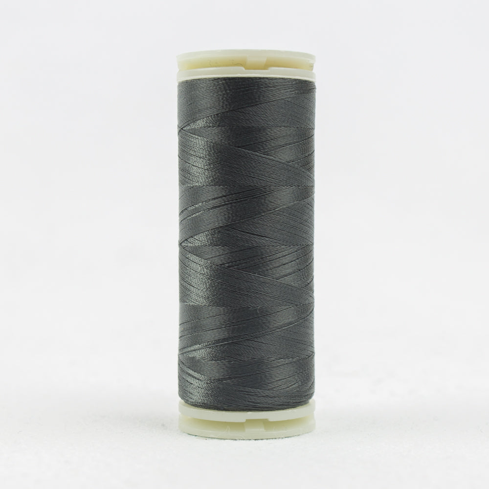 InvisaFil 100 wt Cottonized Polyester Thread - Dark Grey
