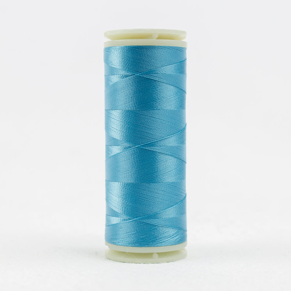InvisaFil 100 wt Cottonized Polyester Thread - Bright Turquoise