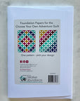 Foundation Paper pack for the Choose An Adventure Quilt
