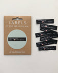 "SEWING IS THE F**KING BEST" Woven Labels 8 Pack