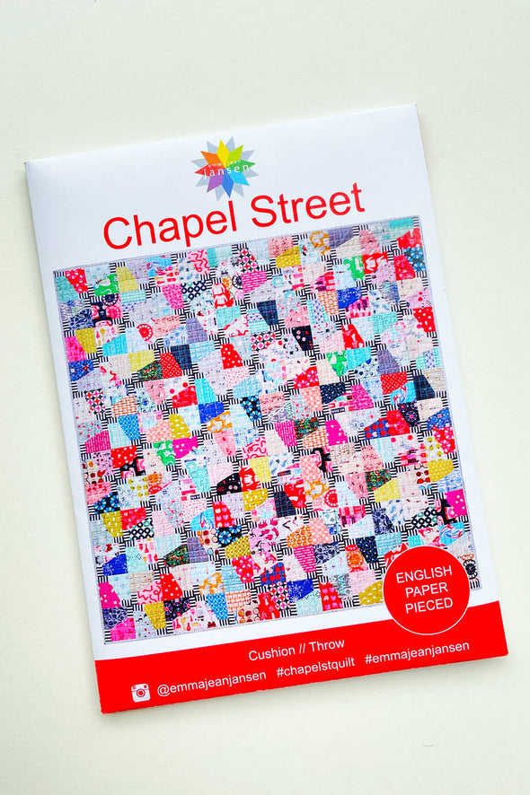Chapel Street Quilt Pattern &amp; Acrylic Template Set