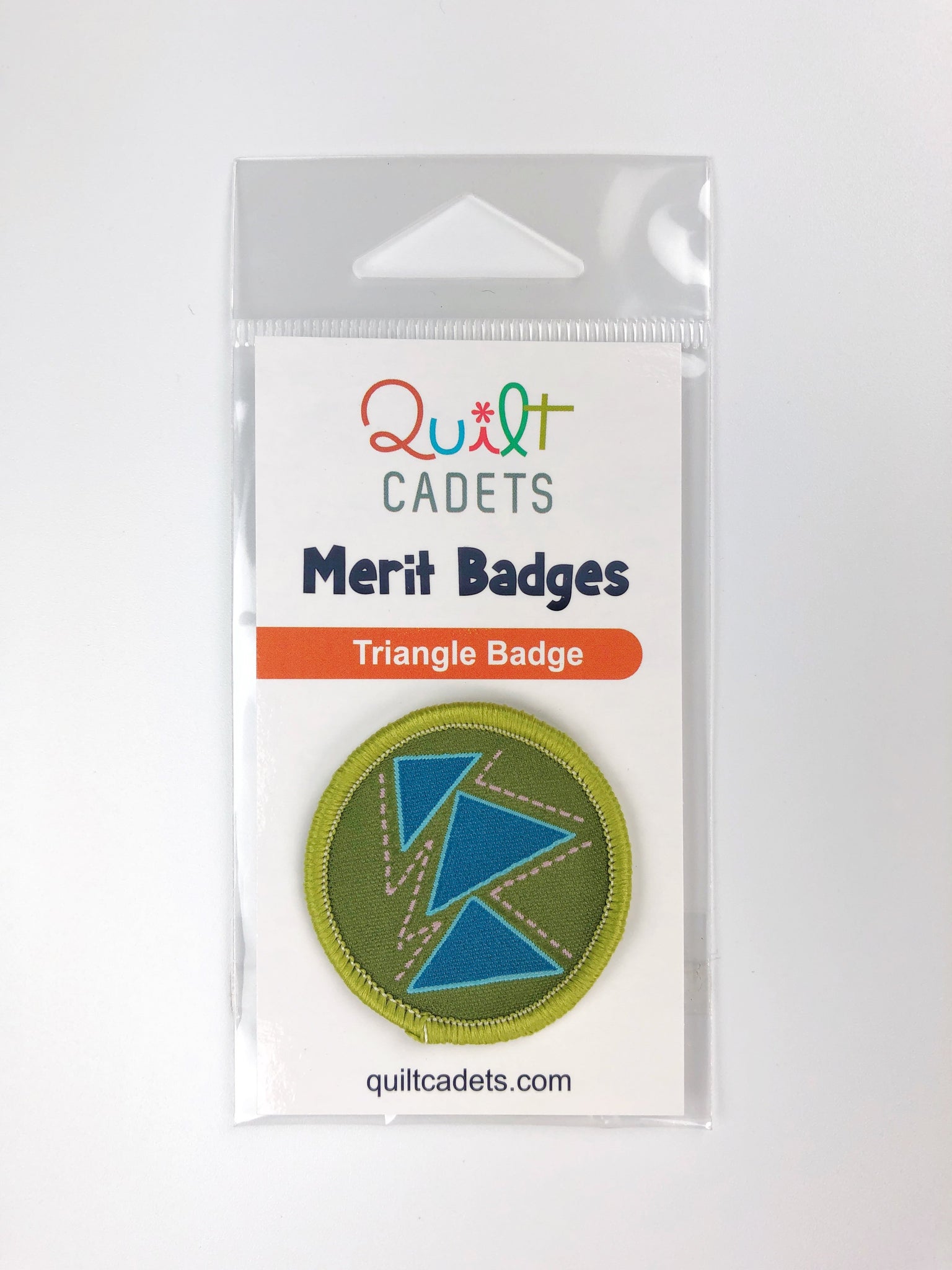 Quilt Cadets Merit Badge: Triangle Badge – Troll Brothers Quilt Designs