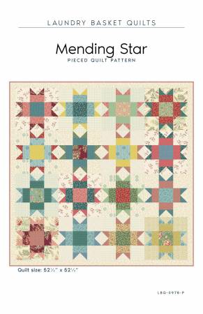 Mending Star Pieced Quilt Pattern