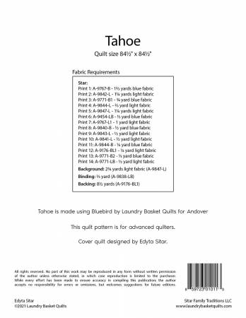 Tahoe Pieced Quilt Pattern