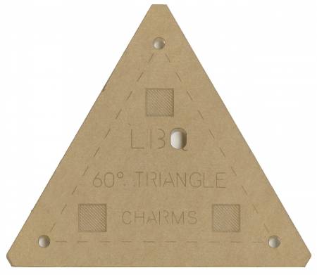 60 Degree Triangle Charms Template