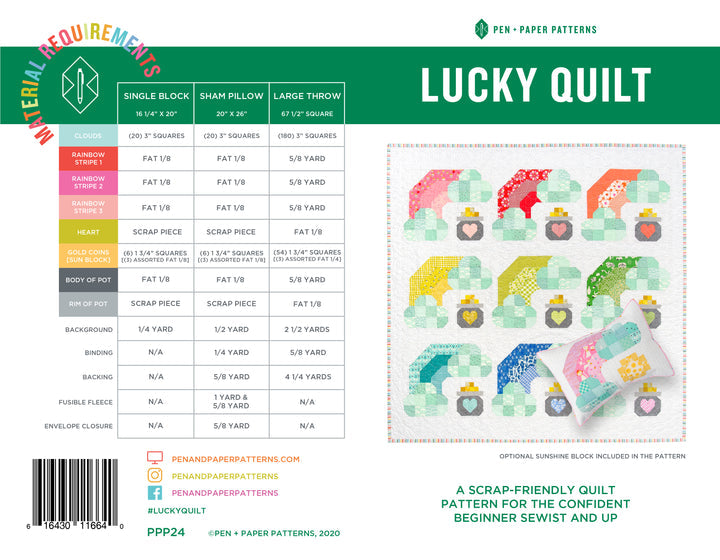 Lucky Quilt Printed Pattern