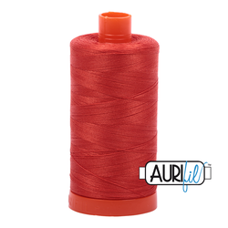 Aurifil 50 wt Cotton 2245 Red Orange