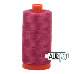 Aurifil 50 wt Cotton 2455 Medium Carmine Red