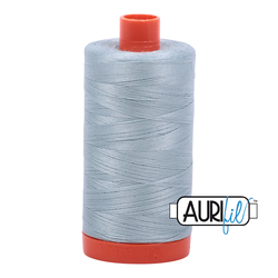 Aurifil 50 wt Cotton 2847 Bright Grey Blue