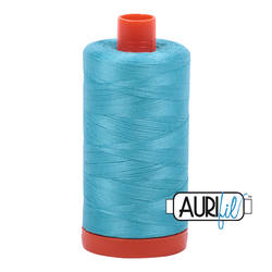 Aurifil 50 wt Cotton 5005 Bright Turquoise