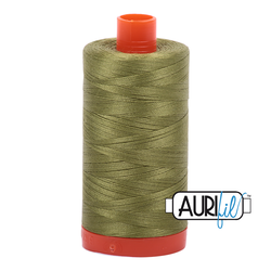 Aurifil 50 wt Cotton 5016 Olive Green