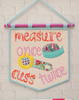 Measure Once Mini Quilt Pattern