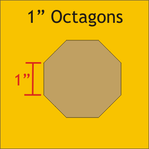 1&quot; Octagons - Paper Pieces